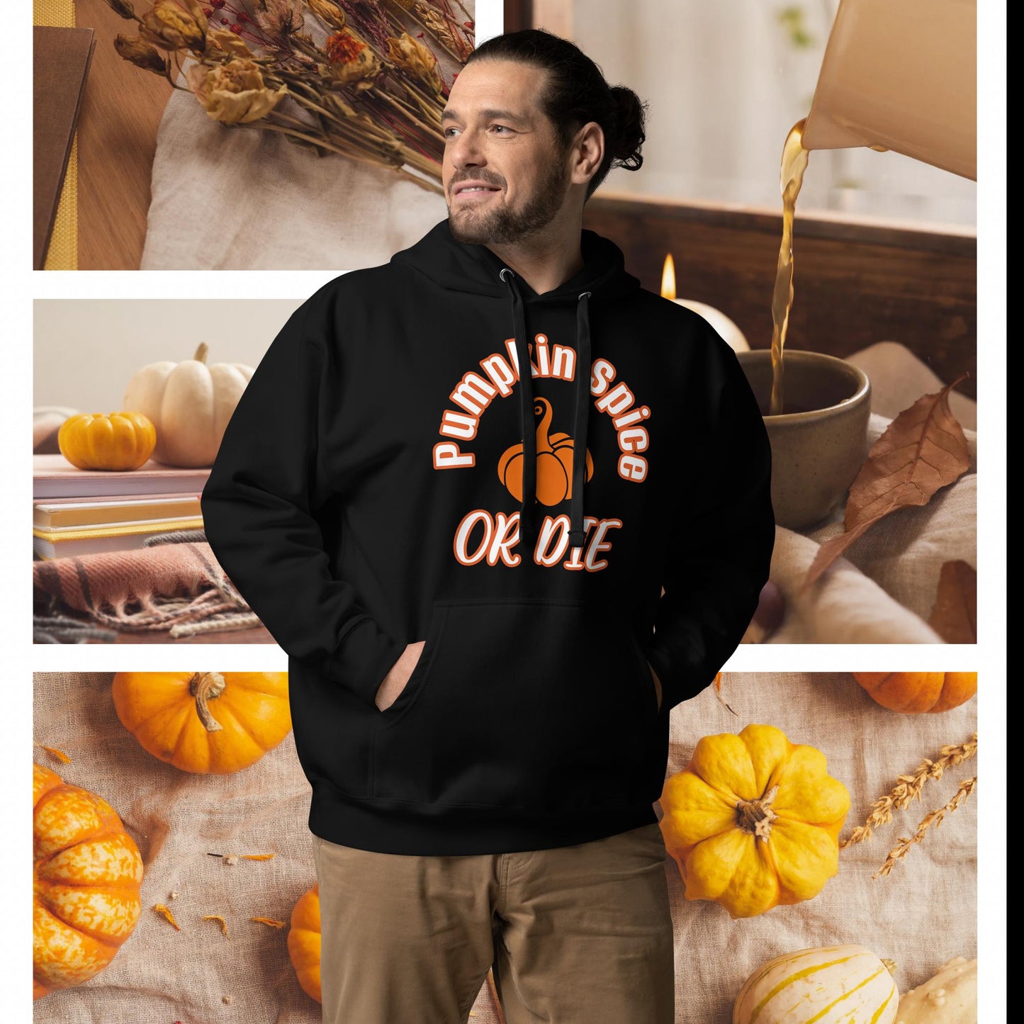 Pumpkin spice or die hoodie