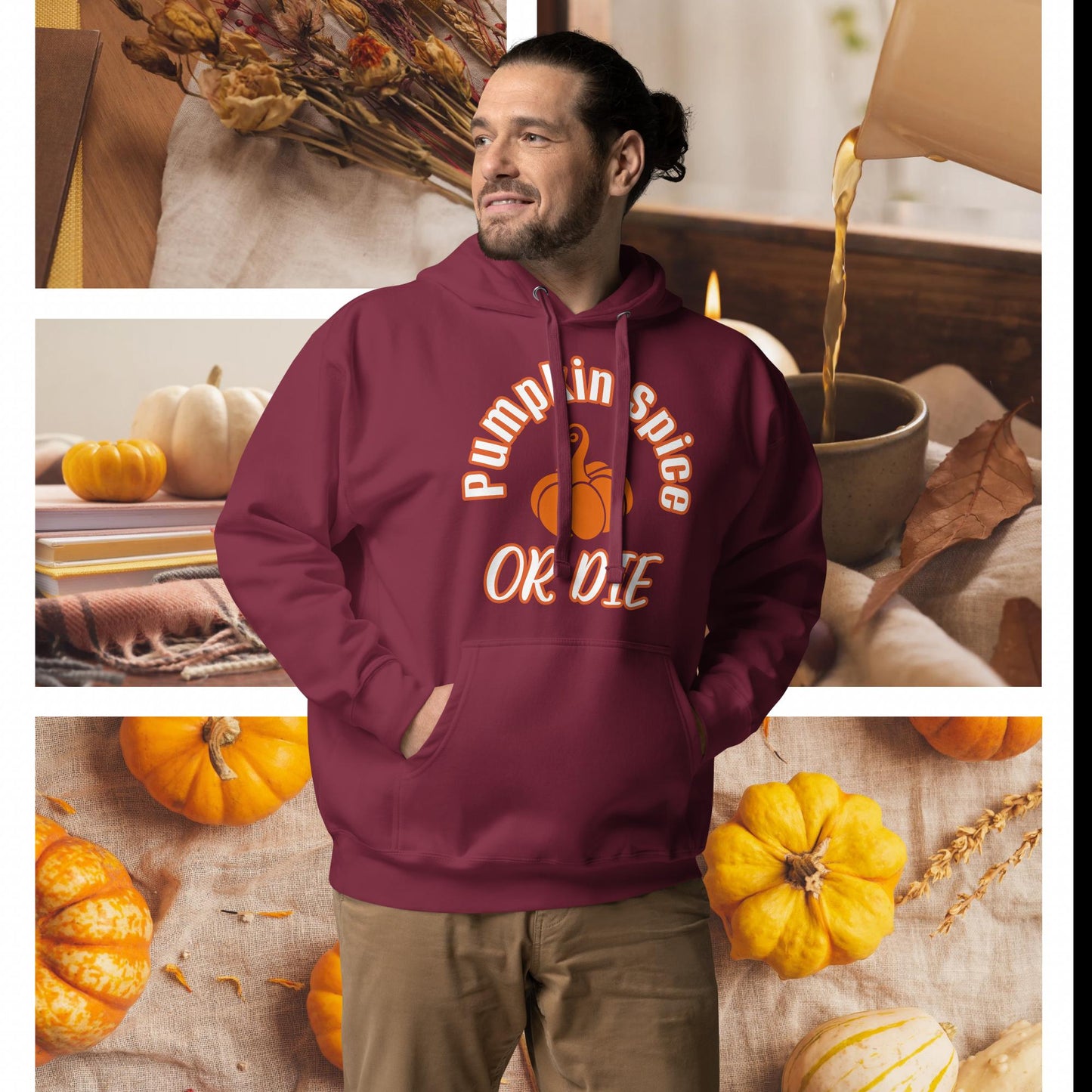 Pumpkin spice or die hoodie