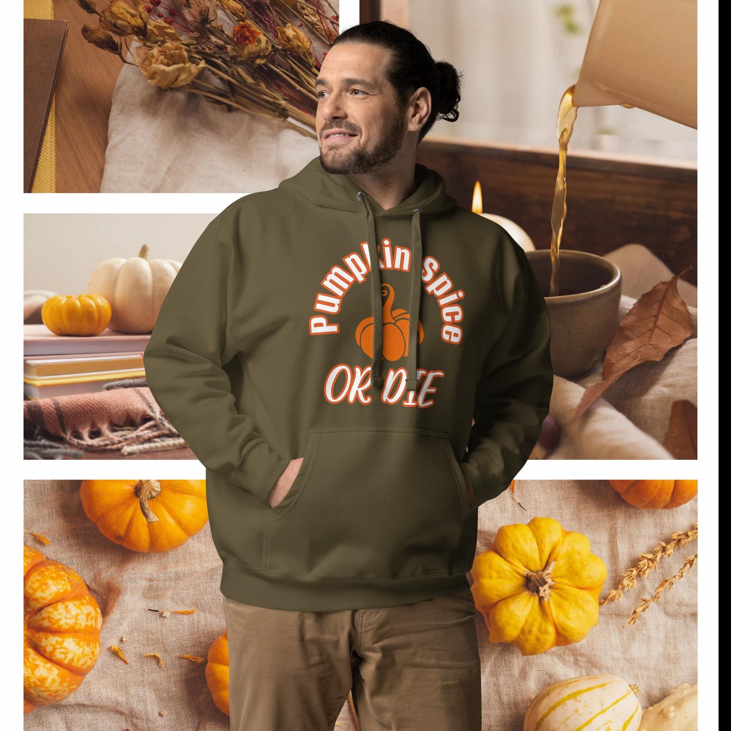 Pumpkin spice or die hoodie