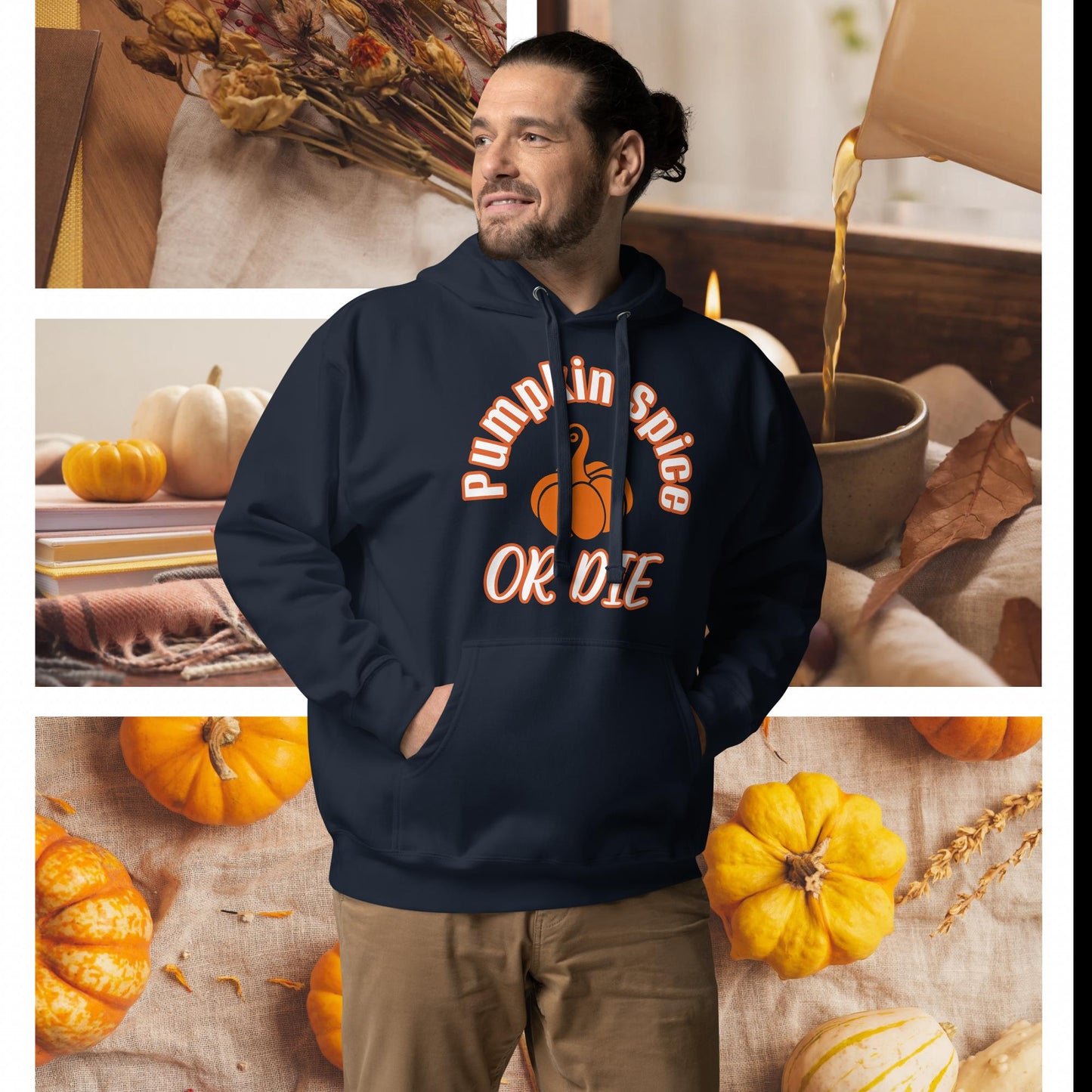 Pumpkin spice or die hoodie